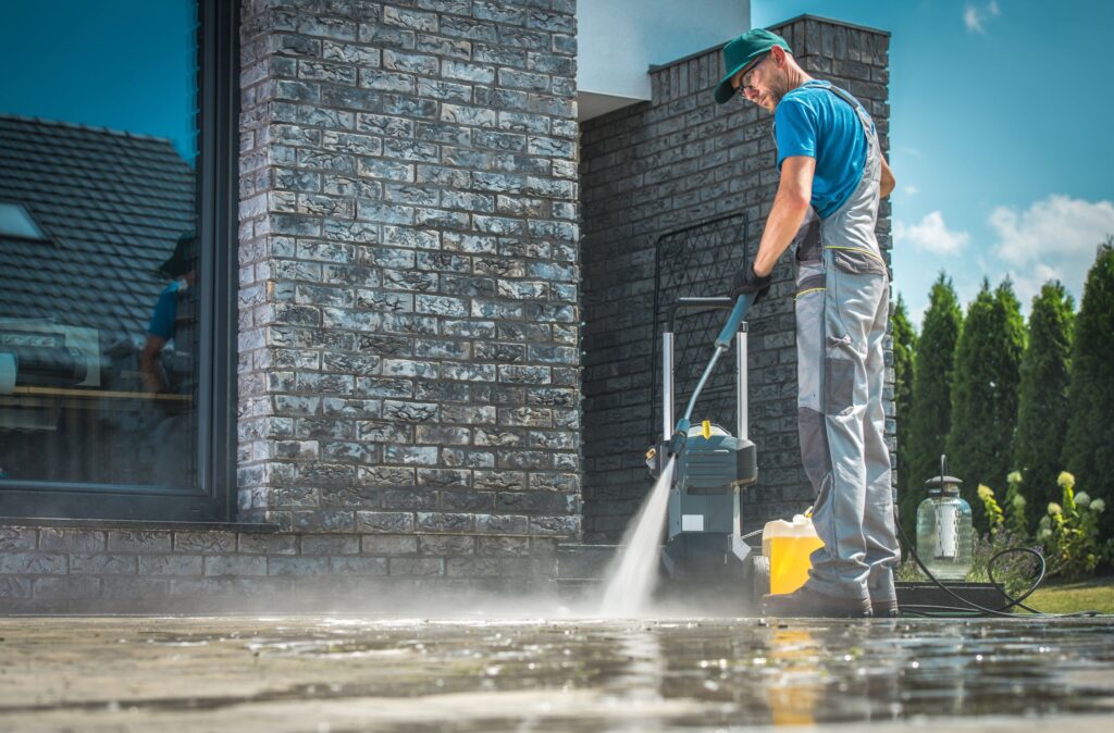 Expert power washing service in action by Pressure Washing Eugene Oregon in Eugene, Oregon